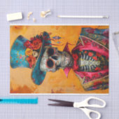 Skeleton leven1 tissuepapier (Craft)