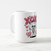 Skeleton Love Balloons with XOXO Koffiemok (Voorkant links)