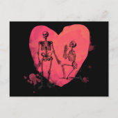 Skeleton Love Briefkaart (Voorkant)