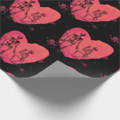 Skeleton Love Cadeaupapier (Hoek)