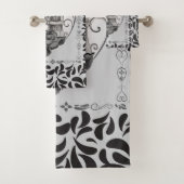 Skeleton Love Couple Marriage Dance Bad Handdoek (Insitu)