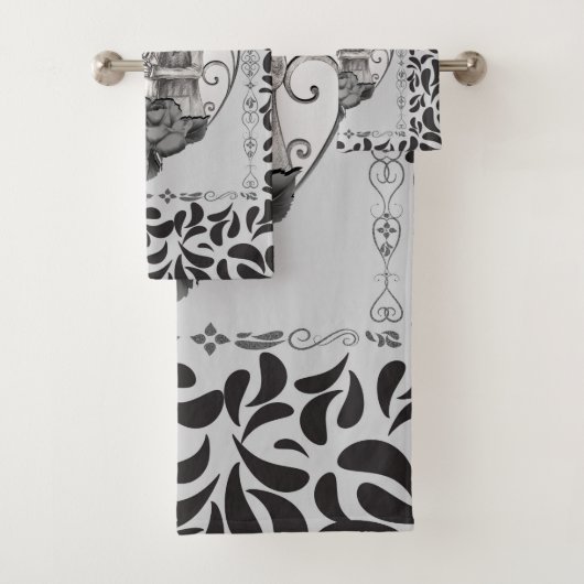 Skeleton Love Couple Marriage Dance Bad Handdoek (Insitu)