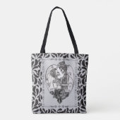 Skeleton Love Couple Marriage Dance Tote Bag (Achterkant)