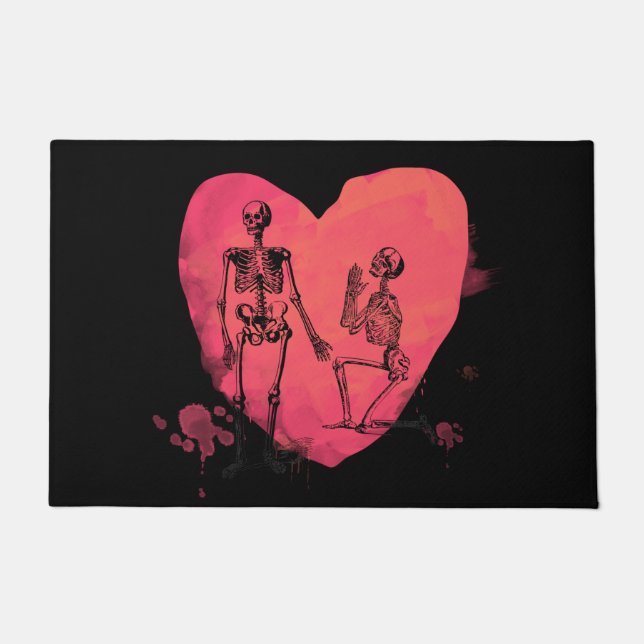 Skeleton Love Deurmat (Voorkant)