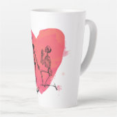 Skeleton Love Latte Mok (Rechterhoek)