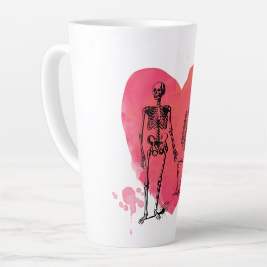 Skeleton Love Latte Mok (Linkerhoek)