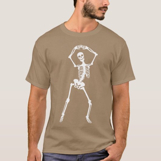 Skeleton Love lief skelet vriend T-shirt (Voorkant)