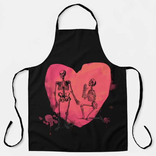 Skeleton Love Schort (Voorkant)