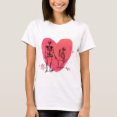 Skeleton Love T-shirt (Voorkant)