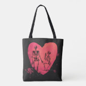 Skeleton Love Tote Bag (Achterkant)