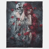 SKELETON LOVER FLEECE DEKEN (Voorkant)