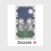 Skeleton Lovers Tarot Sticker (Vel)