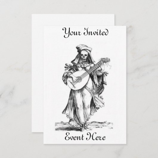 Skeleton Mainstream Kaart (Voorkant / Achterkant)