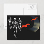 Skeleton March Briefkaart (Voorkant / Achterkant)