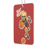 Skeleton met basketbal bij CallisC Square Wal Luchtverfrisser (Links)