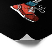 Skeleton Metal Guitarist Poster (Hoek)