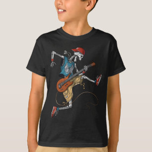 Skeleton Metal Guitarist T-shirt