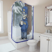 Skeleton Michigan Hoodie Edition Douchegordijn (In situ)