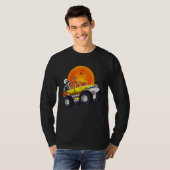 Skeleton Monster Truck Moon Candy Toddler Boys Hal T-shirt (Voorkant volledig)