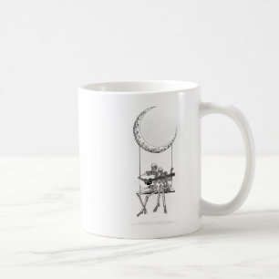 Skeleton Moon Band T - shirts - Rock and Roll Conc Koffiemok