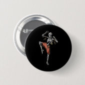 Skeleton Muay Thai Boksen Karate Kickboksen Martia Ronde Button 5,7 Cm (Voorkant /achterkant)