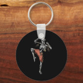 Skeleton Muay Thai Boxing Karate Kickboxing Martia Sleutelhanger (Voorkant)