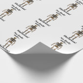 Skeleton No-Body Funny Cadeaupapier (Hoek)