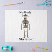 Skeleton No-Body Funny Tissuepapier (Craft)