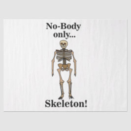 Skeleton No-Body Funny Tissuepapier
