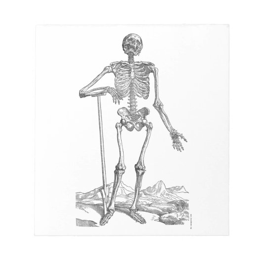 Skeleton Notitieblok (Voorkant)