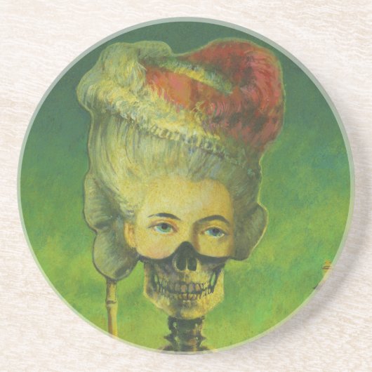 Skeleton-Onderzetter Zandsteen Onderzetter (Voorkant)