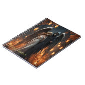 Skeleton paar, donkere Romance Notitieboek (Linkerzijde)