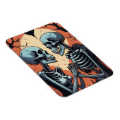 Skeleton Paar Fotomagneet – Gotische Romance Hall Magneet (Rechterzijde)