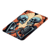 Skeleton Paar Fotomagneet – Gotische Romance Hall Magneet (Linkerzijde)