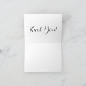 Skeleton paar gevouwen bruiloft bedankkaart feestdagen kaart (Binnen)