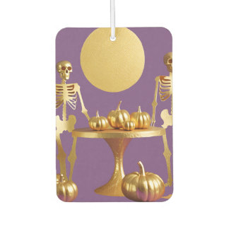 Skeleton Party - Paarse & Gouden Auto Luchtverfris Luchtverfrisser