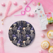 Skeleton Party Pet Halloween Papieren Bordje (Feest)
