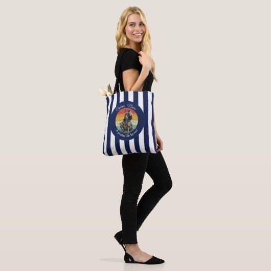 Skeleton Party Pirate Tote Bag (Op model)