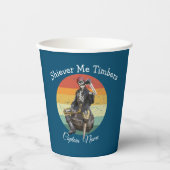 Skeleton Party Pirates Papieren Bekers (Voorkant)