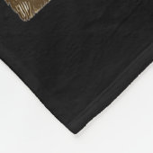 Skeleton Petting Cat Cute Halloween Men Boys  Fleece Deken (Hoek)