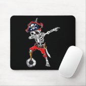 Skeleton Pirate &amp; Voetbal Halloween Kostuum Muismat (Met muis)