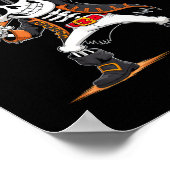 Skeleton Pirate Halloween kostuum honkbalspeler Poster (Hoek)