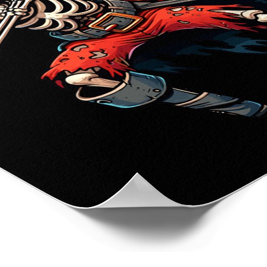 Skeleton Pirate Kinder Poster (Hoek)