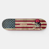 Skeleton Pirate Skateboard (Horizontaal)