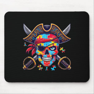 Skeleton Pirate Skull Halloween Mannen Vrouwen Kin Muismat