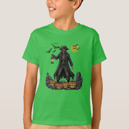 Skeleton Pirate" Spooky Halloween Kinderen T-shirt