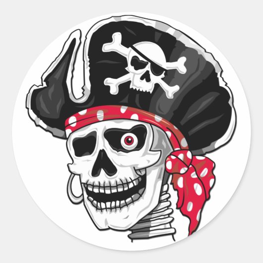 SkeletON Pirate Stickers (Voorkant)