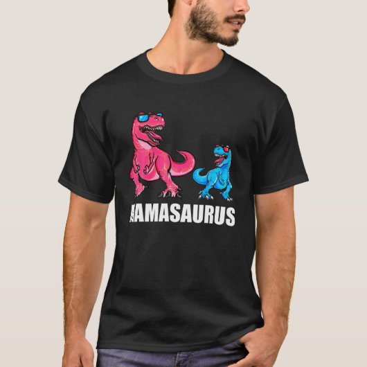 Skeleton piratendinosaurus T rex Halloween co T-shirt (Voorkant)