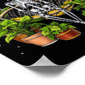 Skeleton Planten Lover Poster (Hoek)