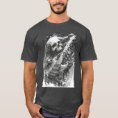 Skeleton playing guitar Rock Shredding Guitar 1 1  T-shirt (Voorkant)